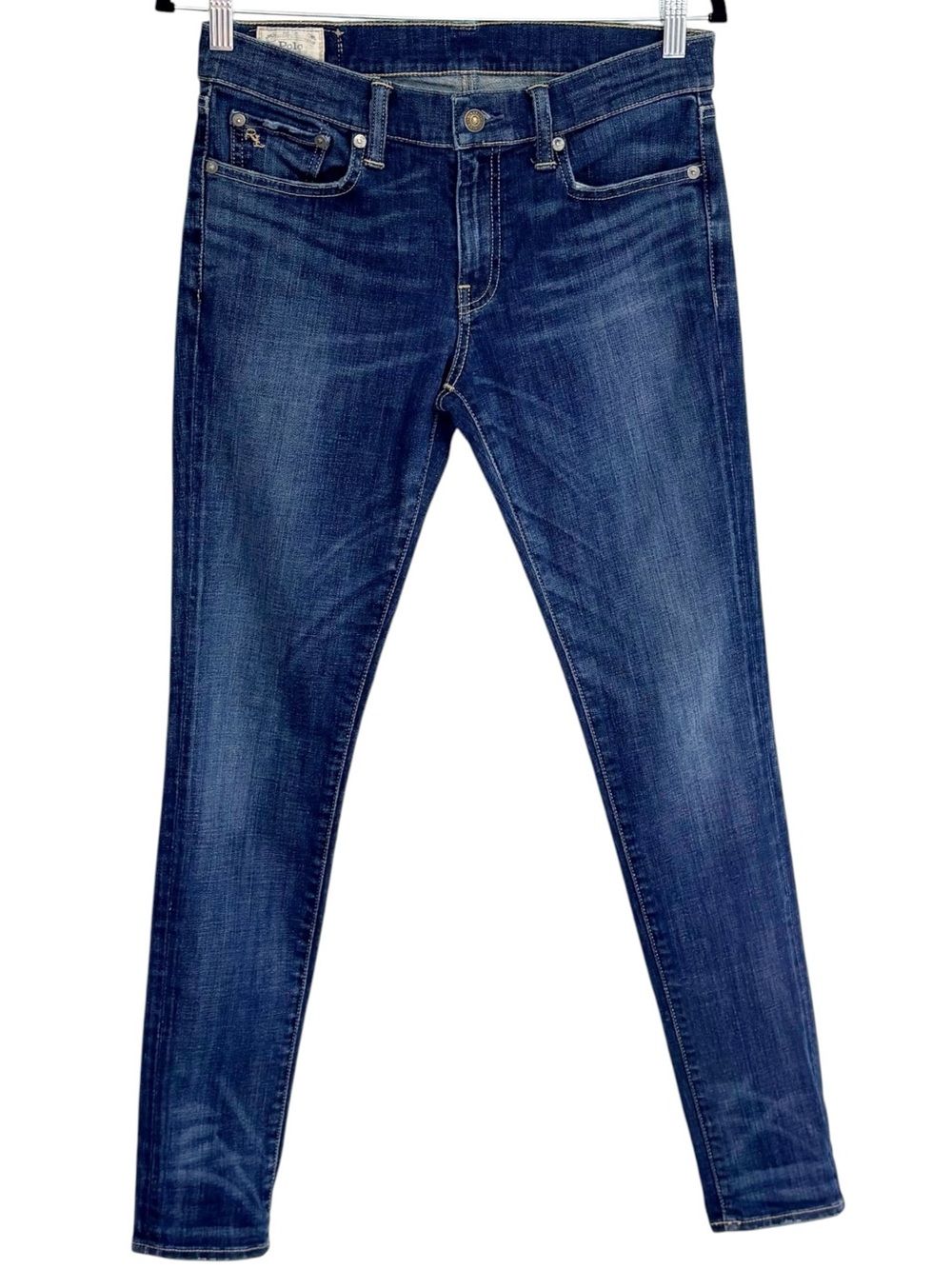 POLO RALPH LAUREN Tompkins Skinny Jeans Women’s 29 Dark Wash Mid Rise Stretch